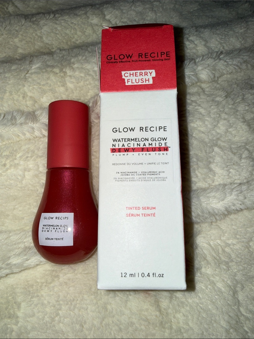 Glow Recipe Watermelon Glow Niacinamide Dewy Flush Tinted Serum - Cherry Flush